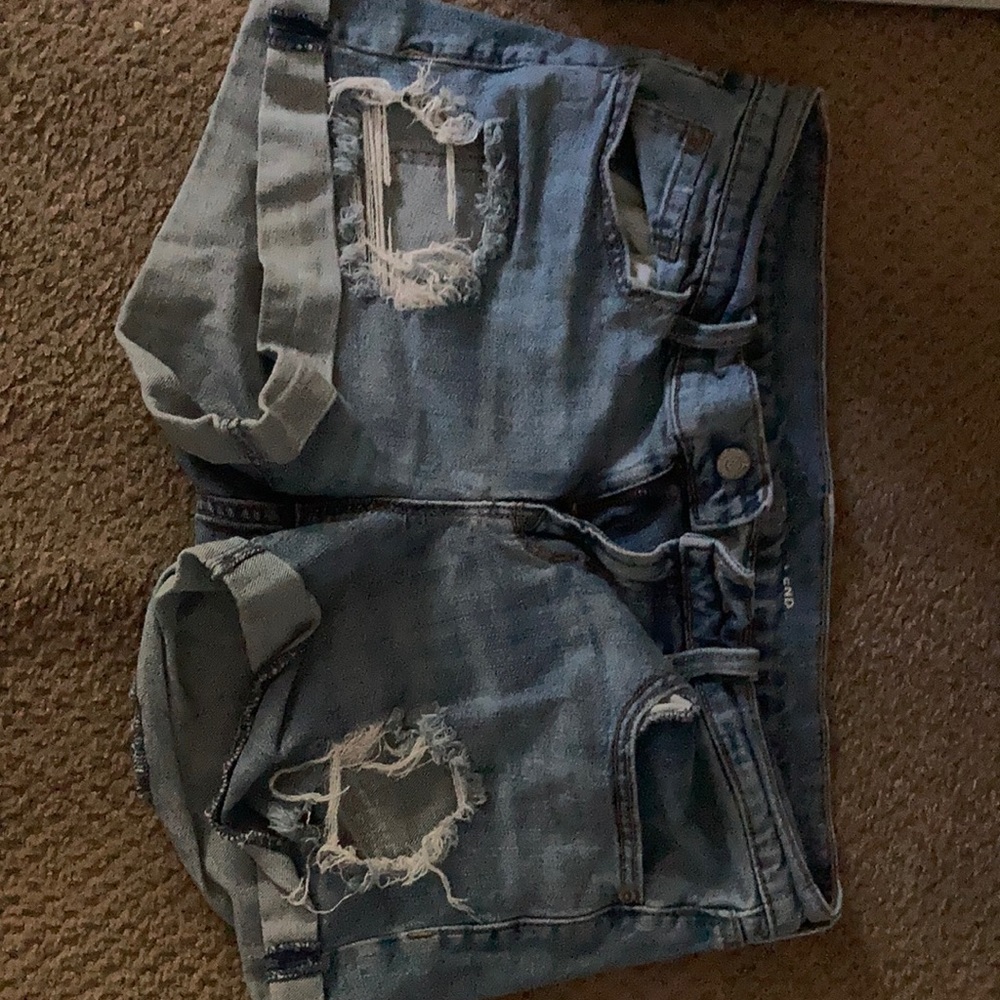 Old navy distressed shorts